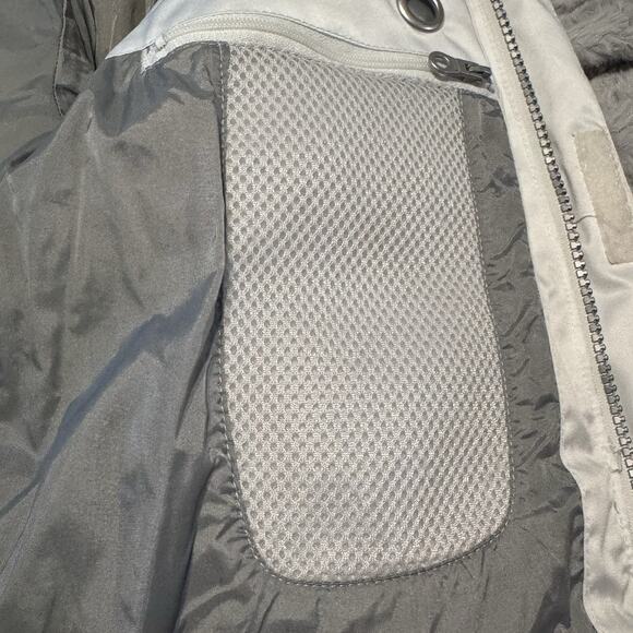 Obermeyer Girls' Leia Insulated Ski Snow Jacket Coat Teen M 10/12 White/gray/bla - Picture 3 of 16